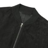 【10/9（木）19:00販売開始予定】ライトウエイトスエード MA-1ブルゾン ブラック