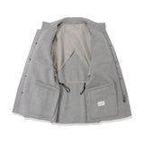 【10/29（木）19:00販売開始予定】ウールカシミヤ ダブルフェイス M65フィールドジャケット ライトグレー