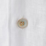 【4/30（木）19:00販売開始予定】フレンチリネン オープンカラーシャツ ホワイト