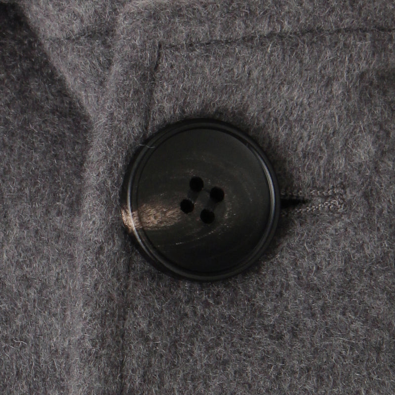 PIACENZA カシミヤ シングルバルカラーコート グレー