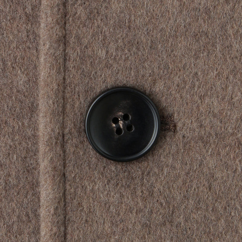 カシミヤダブルチェスターコート グレージュ