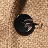 カシミヤシルク  バスケット織ジャケット キャメル