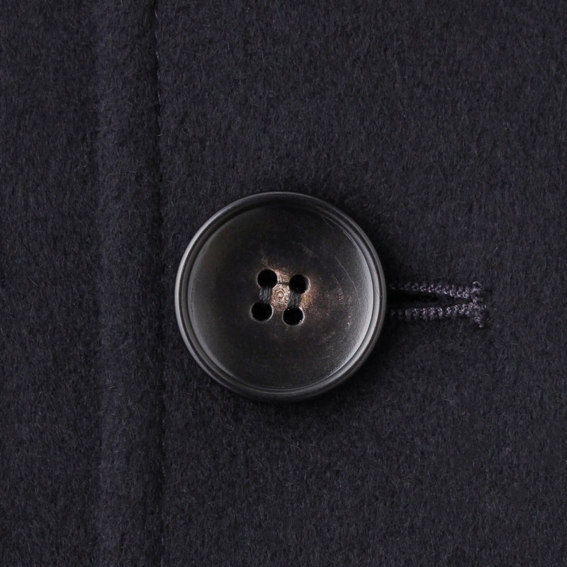 カシミヤダブルチェスターコート ネイビー