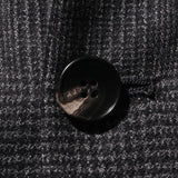 VITALE BARBERIS CANONICO ウール グレンチェックジャケット チャコールグレー