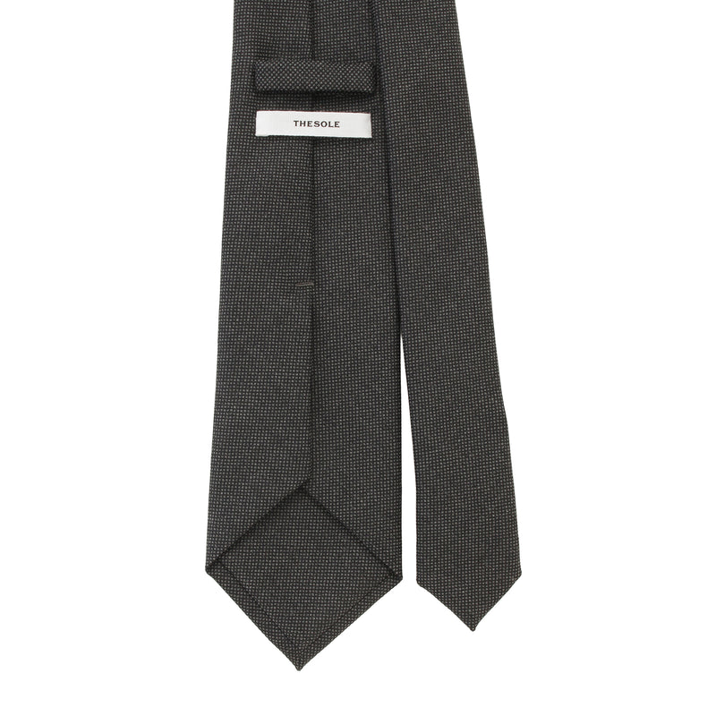 「BEAMS伊藤昌輝氏別注」 VITALE BARBERIS CANONICO  ピンヘッド ウールタイ グレー