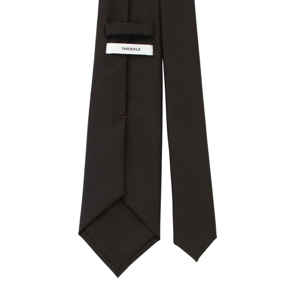 「BEAMS伊藤昌輝氏別注」 VITALE BARBERIS CANONICO  シャークスキン ウールタイ ブラウン