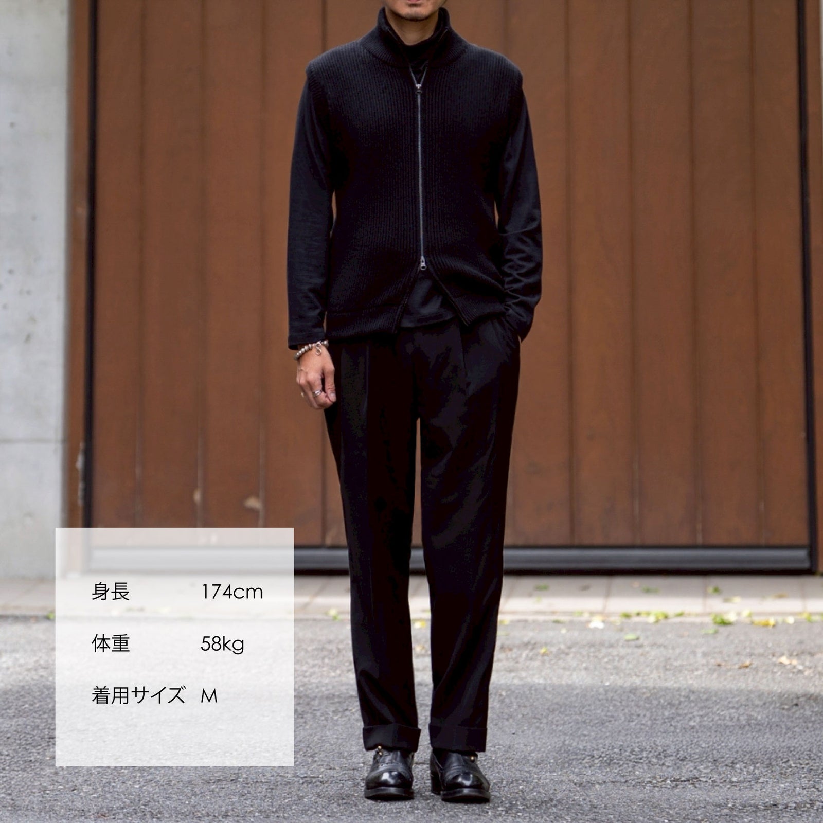 nomiamo（ノミアモ）カシミヤジップアップ ドライバーズニットベスト