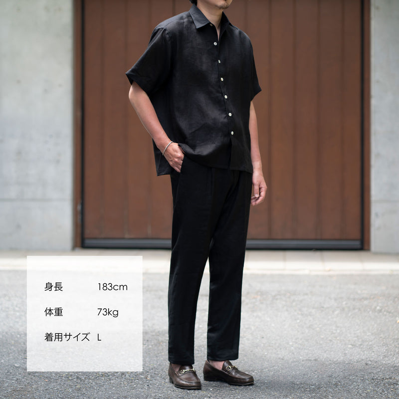 ルネ❇️Rene❇️リネンブレンド 七分袖ブラックボレロ36 René