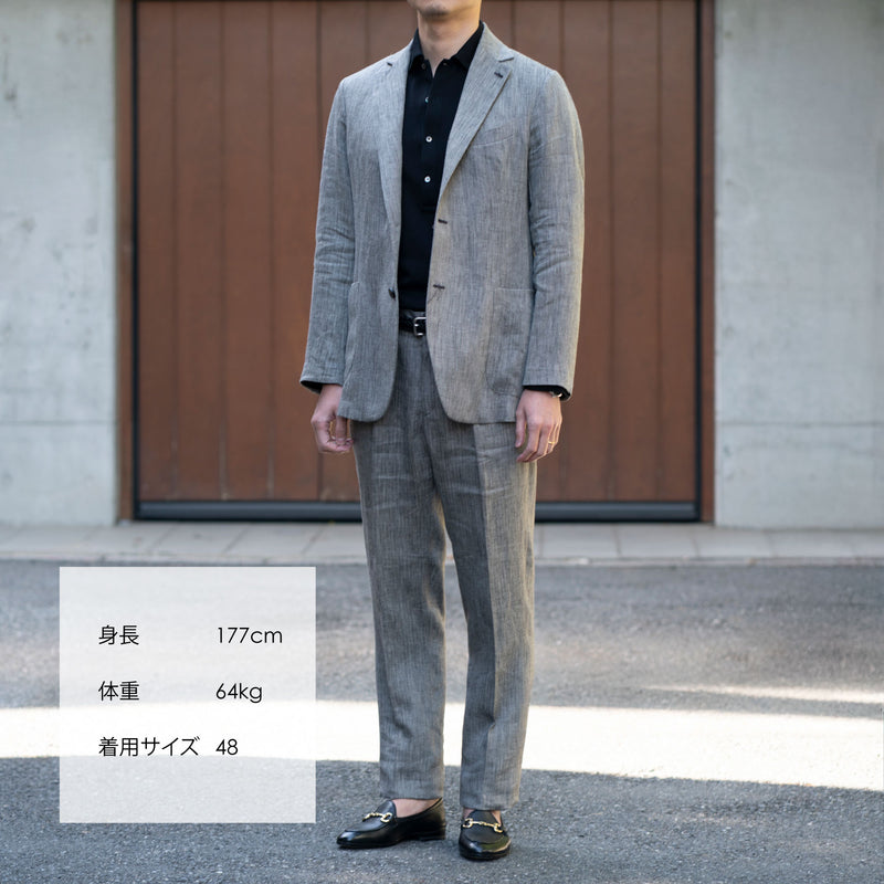 Finjack（フィンジャック）ドンゴロスリネン ヘリンボーン ドロー