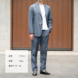 【3月3日19時販売開始予定】コットンシャンブレー インディゴ ドローコードトラウザーズ