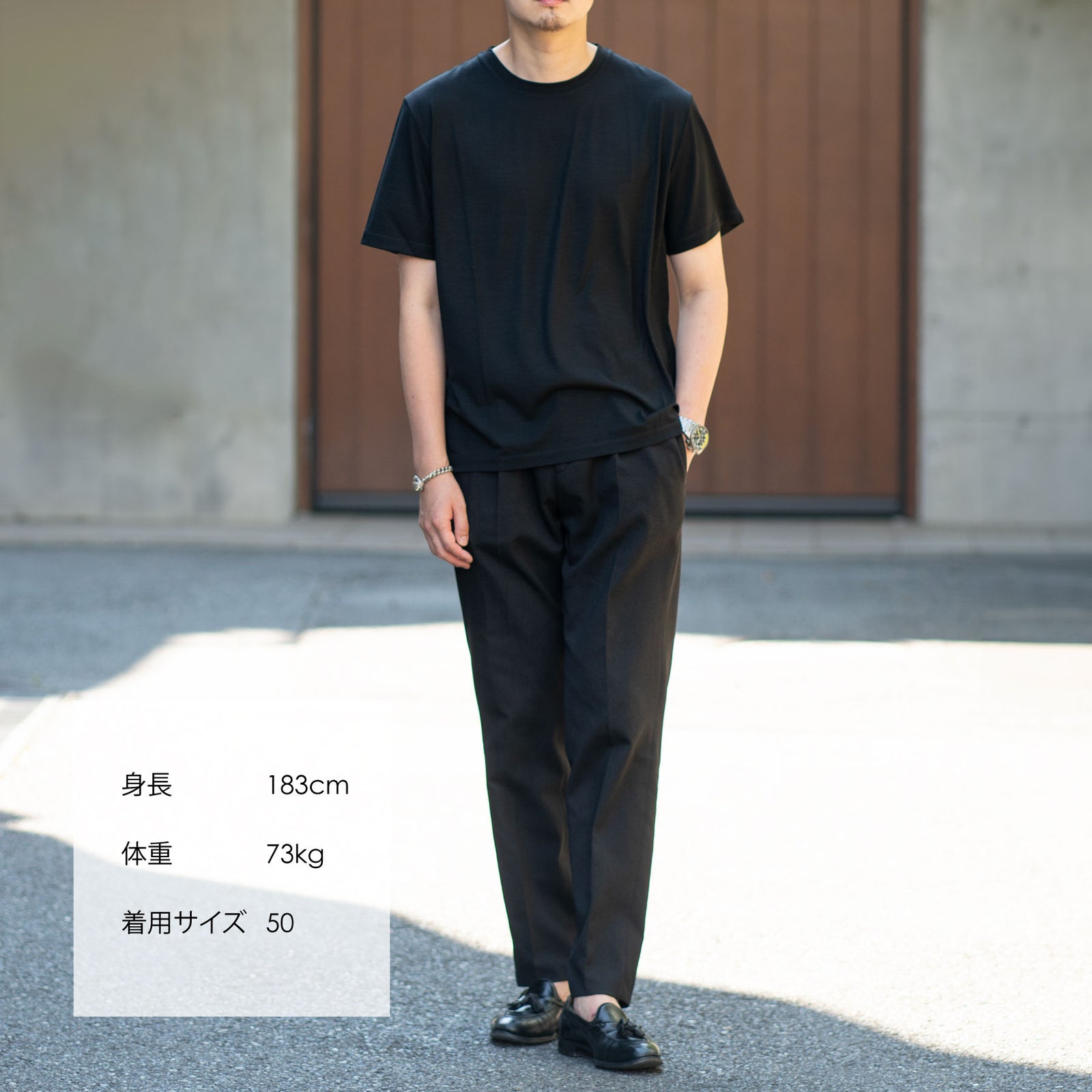 THE SOLE 14.5ミクロン ウールクルーネックTシャツ【MASTERPLAN