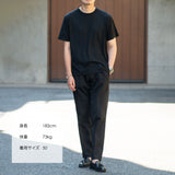 14.5ミクロン ウールクルーネックTシャツ