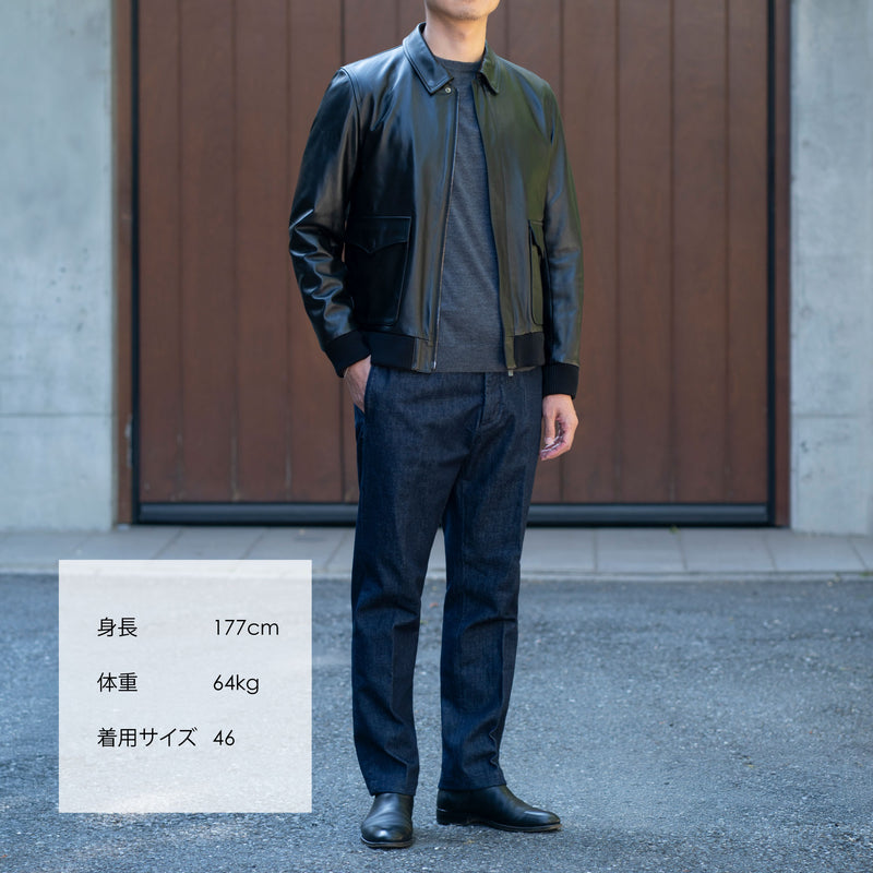 A-2 ラムナッパレザー フライトジャケット