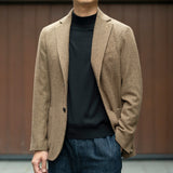 【10月28日（火） 13:00 予約販売開始予定】Loro Piana カシミヤウール グレンチェックジャケット キャメル