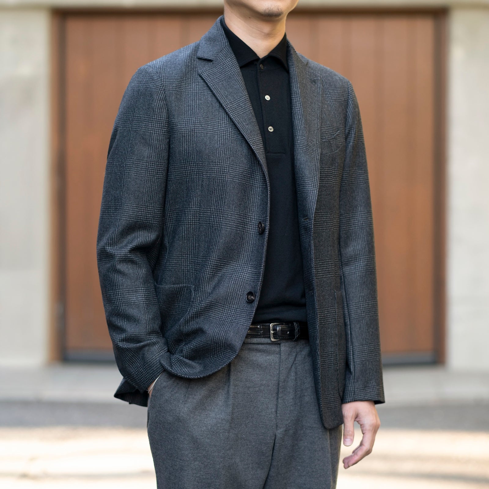 Finjack（フィンジャック）VITALE BARBERIS CANONICO ウール グレン 