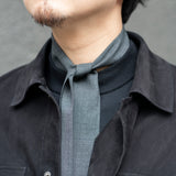【1/24（土）13:00販売開始予定】SUPER140 ウール ネッカチーフ グレー
