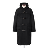 ウールカシミヤ ダッフルコート ブラック