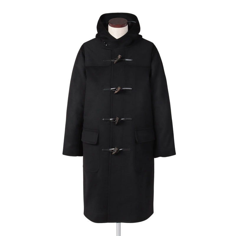 ウールカシミヤ ダッフルコート ブラック