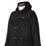 ウールカシミヤ ダッフルコート ブラック