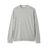 30ゲージ アラシャンカシミヤ クルーネックニット ライトグレー