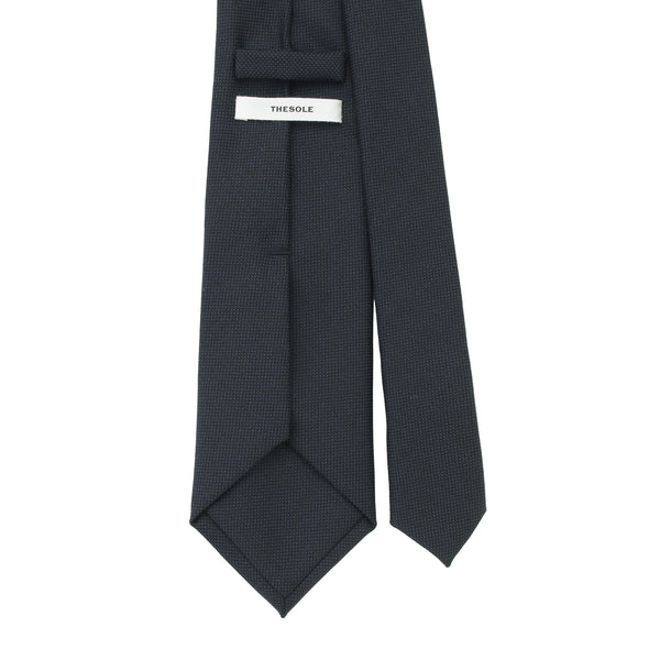 「BEAMS伊藤昌輝氏別注」 VITALE BARBERIS CANONICO  ピンヘッド ウールタイ ネイビー