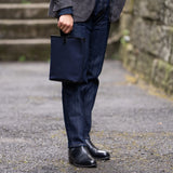 【1/31（土）13:00 販売開始予定】MICHAEL キャンバスレザー ワンハンドバッグ ネイビー