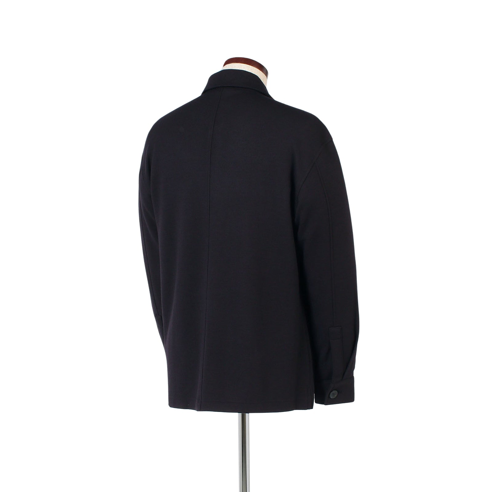 nomiamo ミルドウールジャージー CPOジャケット ネイビー nomiamo（ノミアモ）ミルドウールジャージーCPOジャケット ネイビー