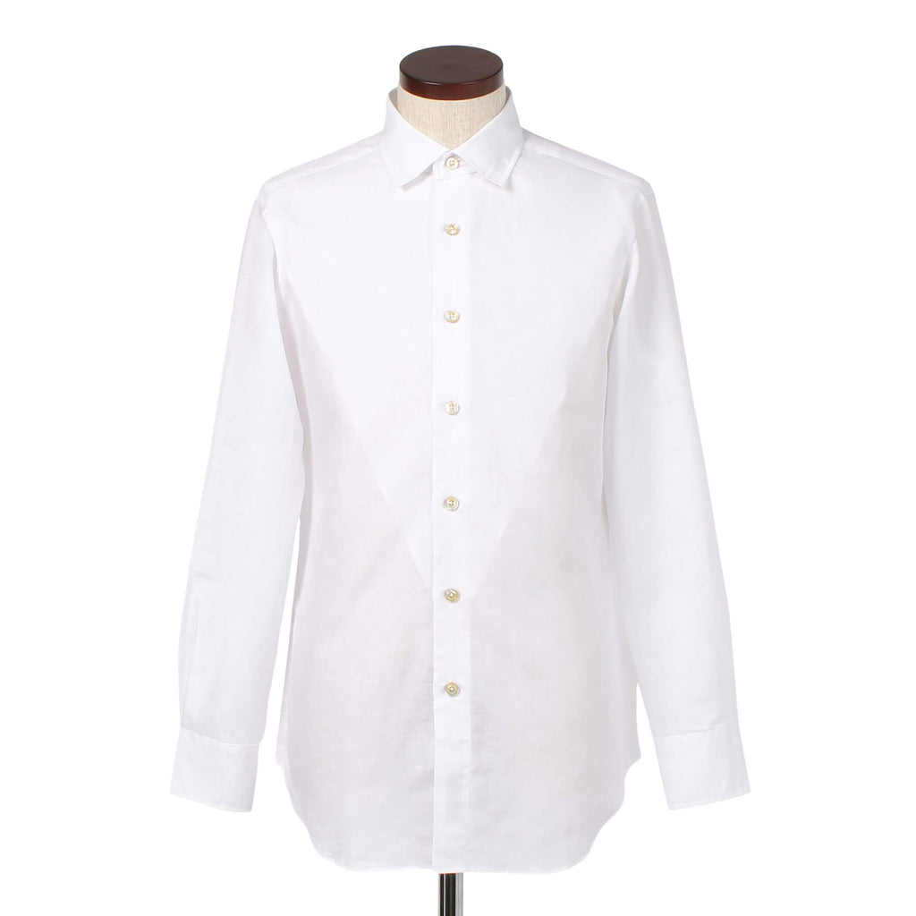 THE SOLE（ザソール）コットンリネン レギュラーカラーボイルシャツ