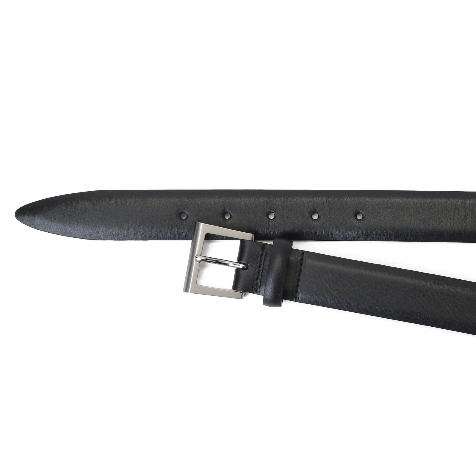 THE SOLE（ザソール）ブラックカーフ クラシックドレスベルト