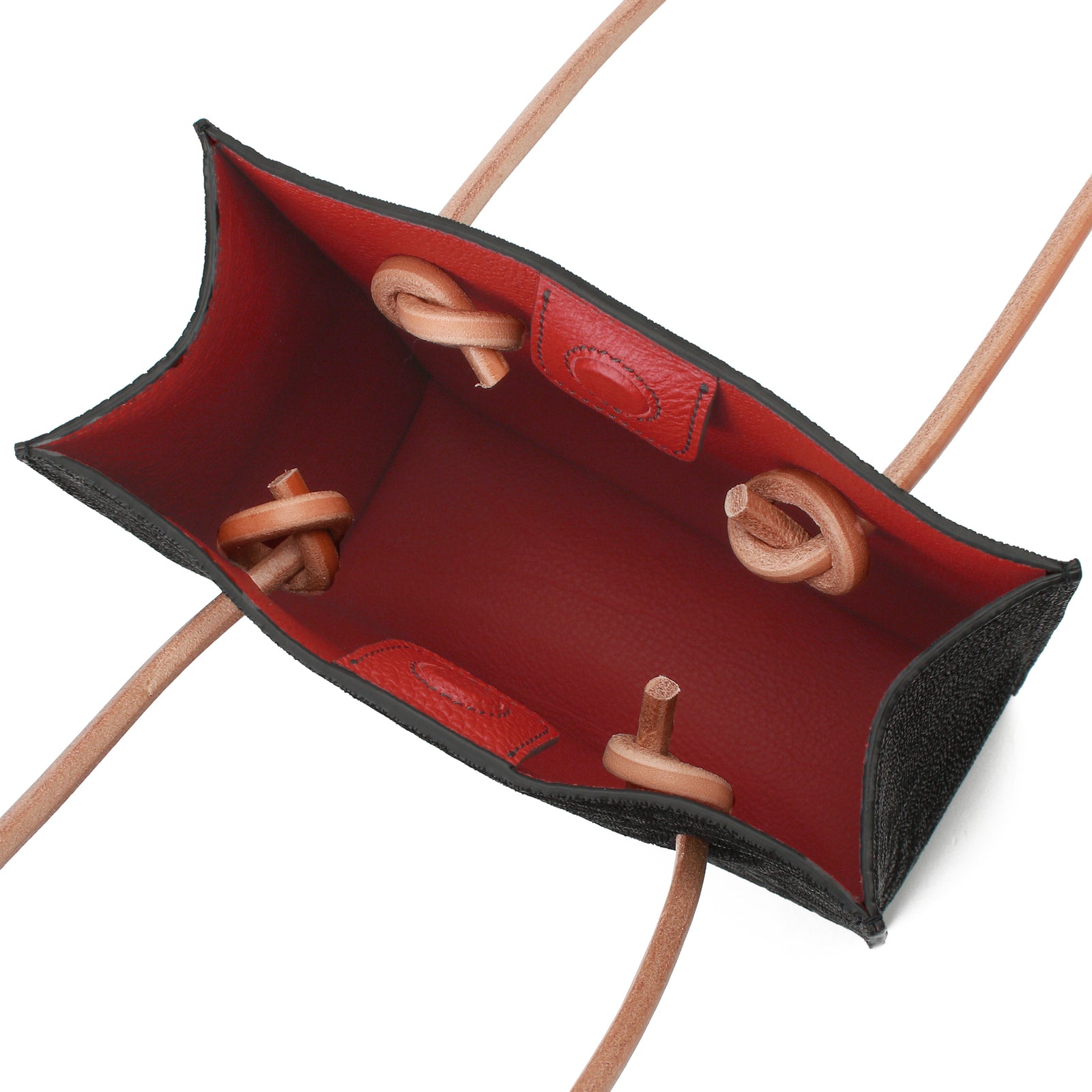 THE SOLE（ザソール）LIBERO 象革ブラック ミニバッグ【MASTERPLAN