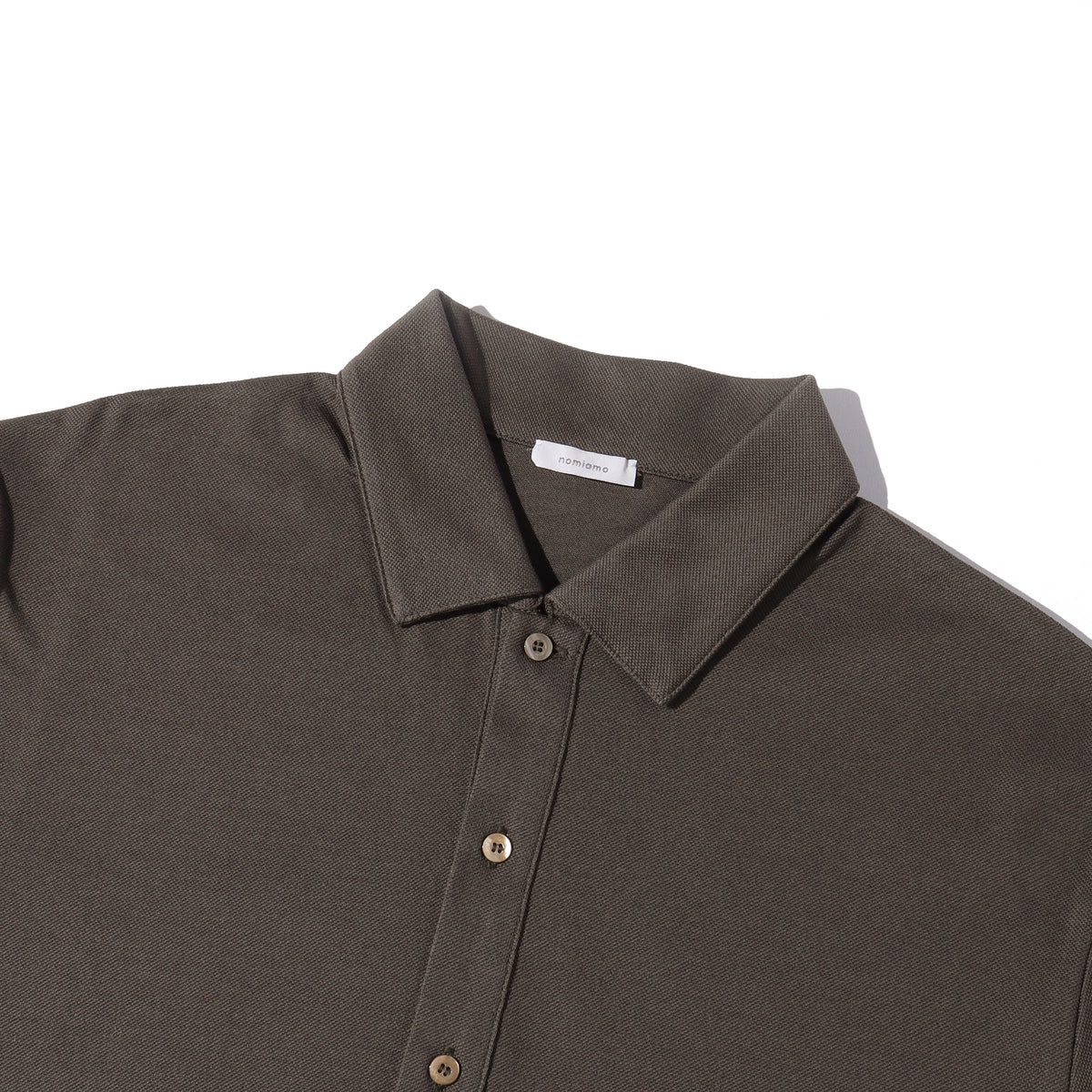 【ミルキー】nomiamo エジプシャンコットン プルオーバーシャツ nomiamo（ノミアモ）エジプシャンコットンプルオーバーシャツ